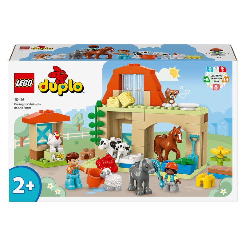 Load image into Gallery viewer, Lego duplo town 10416 dieren verzorgen op de boerderij
