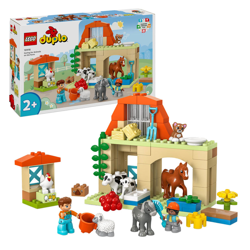 Load image into Gallery viewer, Lego duplo town 10416 dieren verzorgen op de boerderij
