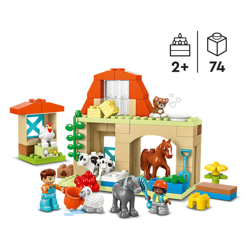 Load image into Gallery viewer, Lego duplo town 10416 dieren verzorgen op de boerderij
