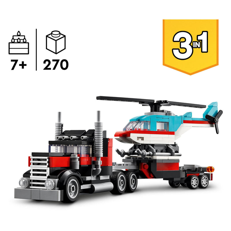 Load image into Gallery viewer, Lego creator 31146 truck met helikopter
