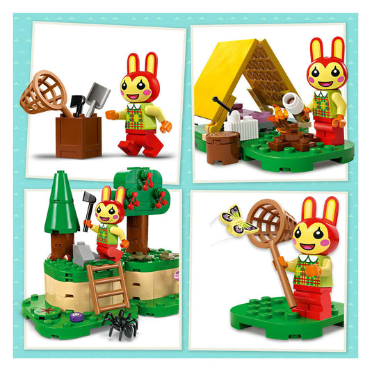 Lego animal crossing 77047 kamperen met bunnie