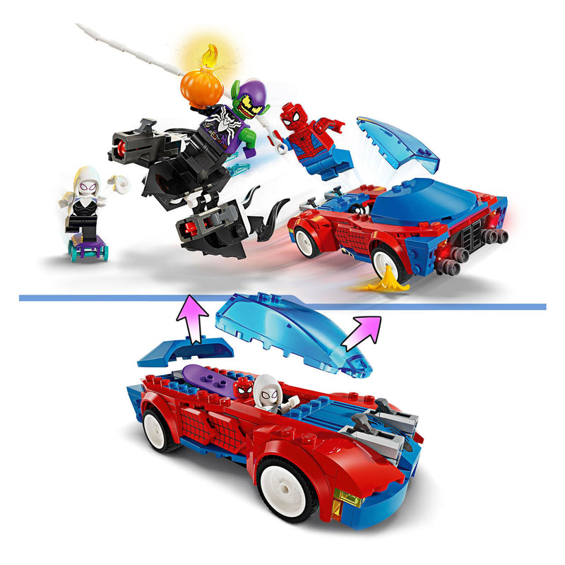 Load image into Gallery viewer, Lego LEGO Super Heroes 76279 Spider-Man racewagen en Venom Green Goblin
