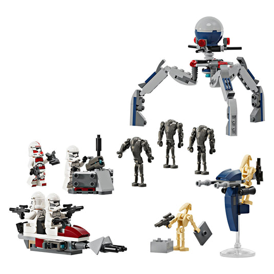 Lego star wars 75372 clone trooper en battle droid battle pack