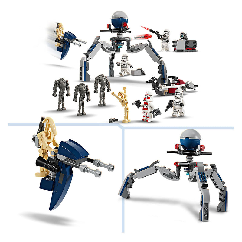 Load image into Gallery viewer, Lego star wars 75372 clone trooper en battle droid battle pack
