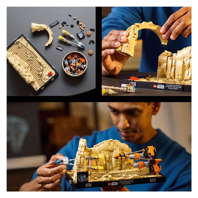 Load image into Gallery viewer, Lego star wars 75380 mos espa podrace diorama
