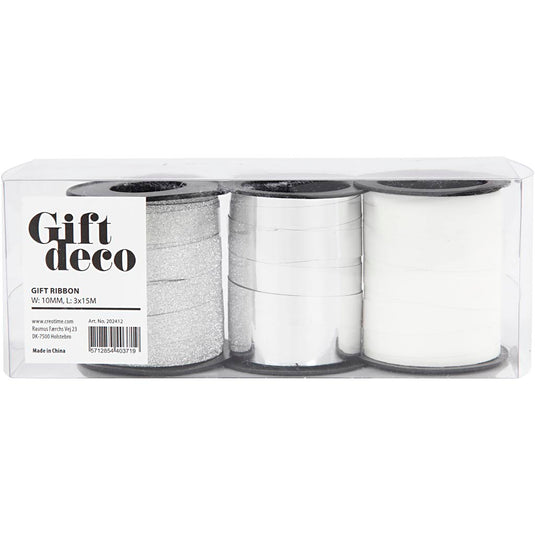 Https: www.cchobby.nl cadeaulint-b-10-mm-zilver-glitter-zilver-wit-3x15-m-1-doos