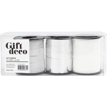 Http: www.cchobby.nl cadeaulint-b-10-mm-zilver-glitter-zilver-wit-3x15-m-1-doos
