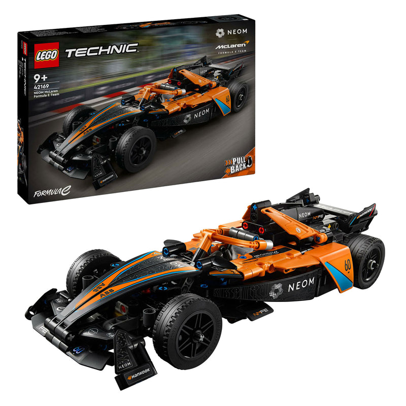 Laden Sie das Bild in Galerie -Viewer, Lego technic 42169 neom mclaren formula e racewagen
