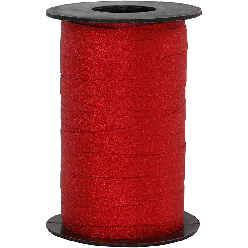 Load image into Gallery viewer, Https: www.cchobby.nl cadeaulint-b-10-mm-glitter-rood-100-m-1-rol
