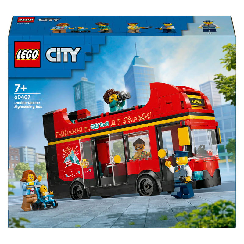 Load image into Gallery viewer, Lego city 60407 toeristische rode dubbeldekker

