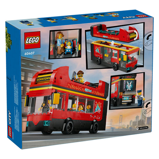 Lego city 60407 toeristische rode dubbeldekker