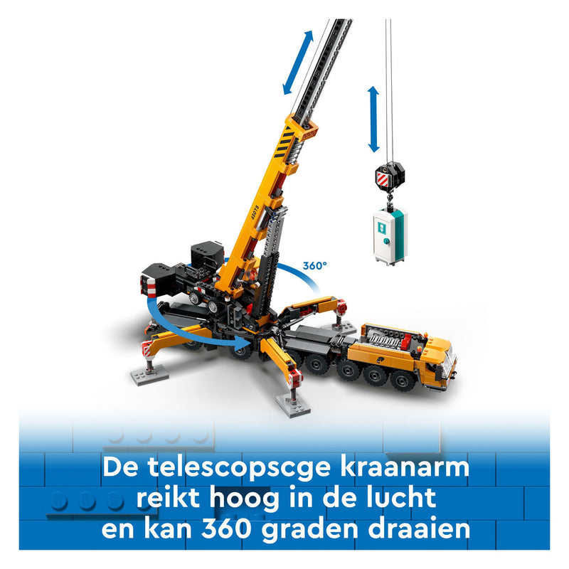 Load image into Gallery viewer, Lego city 60409 gele mobiele bouwkraan
