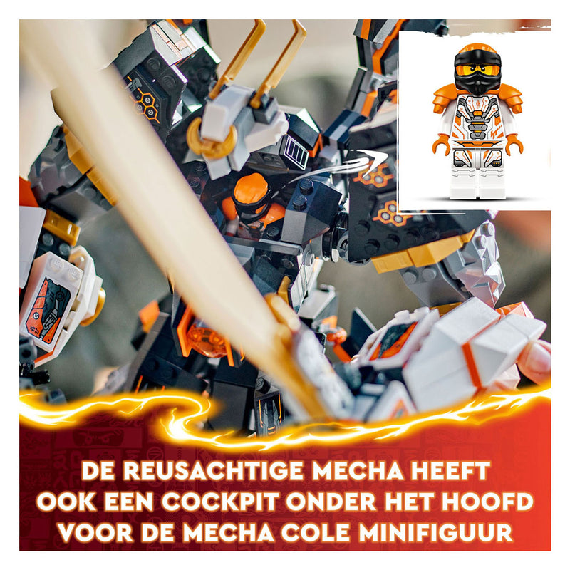 Load image into Gallery viewer, Lego ninjago 71821 cole's reusachtige drakenmecha
