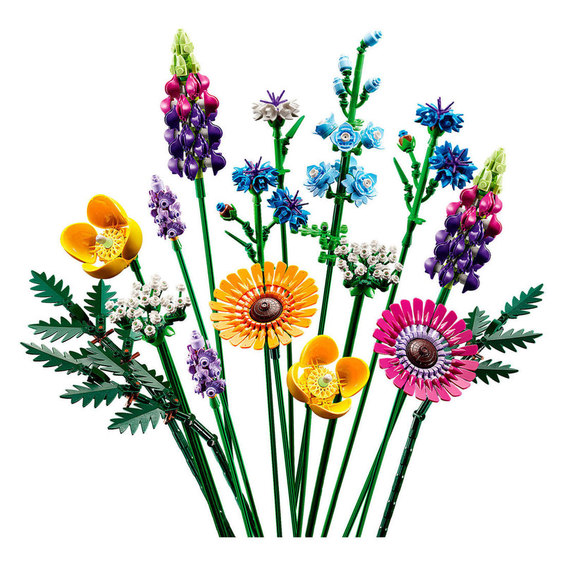 Afbeelding laden in galerijviewer, Lego icons wilde bloemen boeket bouwset voor volwassenen, botanical collection - 10313
