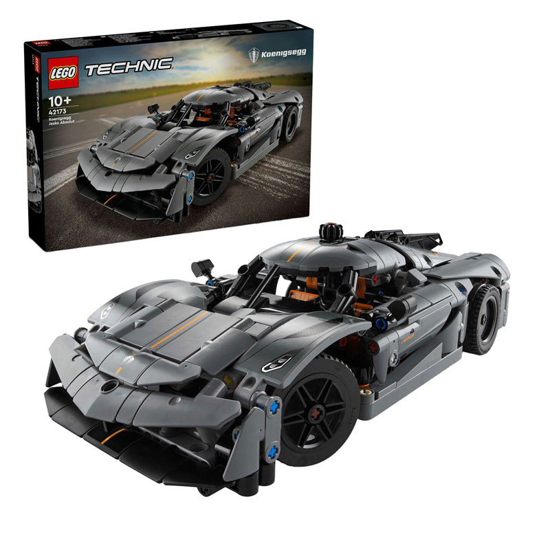 Load image into Gallery viewer, Lego technic 42173 koenigsegg jesko absolut grijze hypercar

