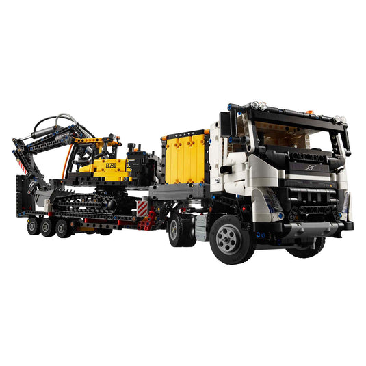 Lego technic volvo fmx truck ec230 elektrische graafmachine 42175