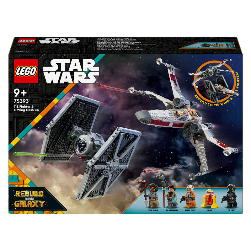 Load image into Gallery viewer, Lego star wars 75393 tie fighter en x-wing combi
