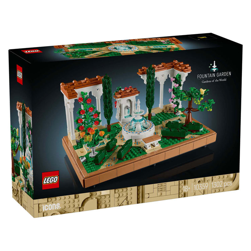 Load image into Gallery viewer, Lego icons - tuin met fontein constructiespeelgoed (10359)
