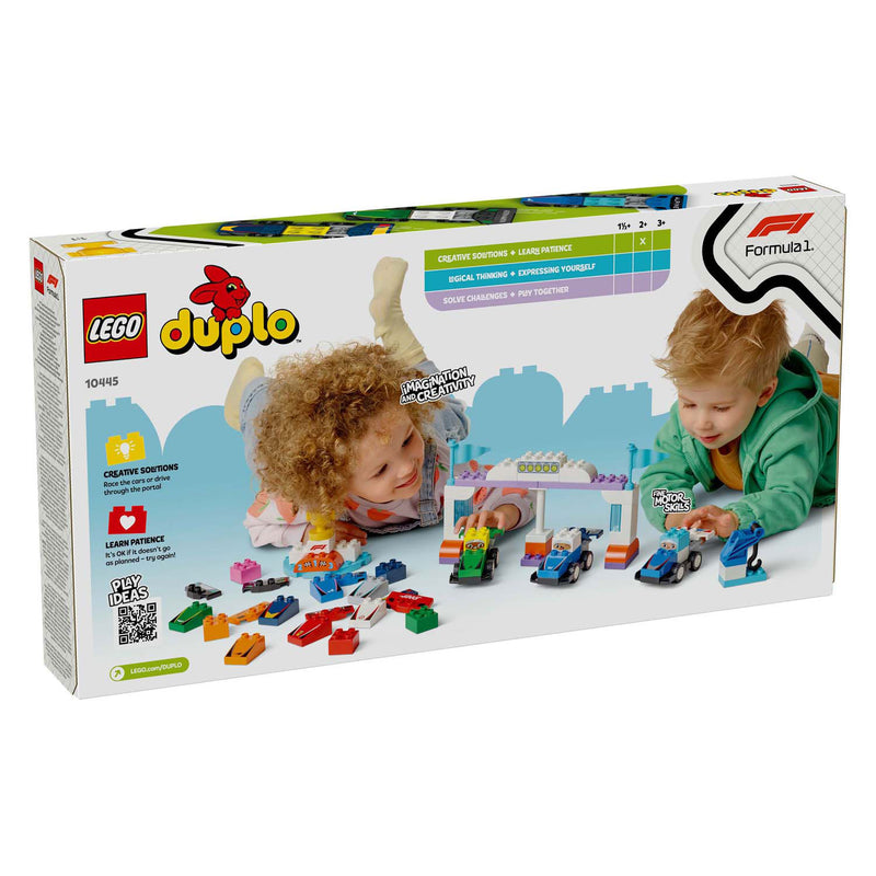 Load image into Gallery viewer, Lego duplo town 10445 f1 team racewagens en coureurs
