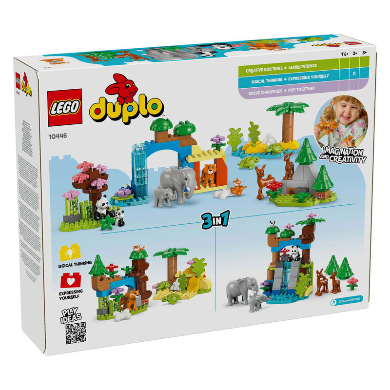 Load image into Gallery viewer, Lego duplo town 10446 3-in-1 families van wilde dieren
