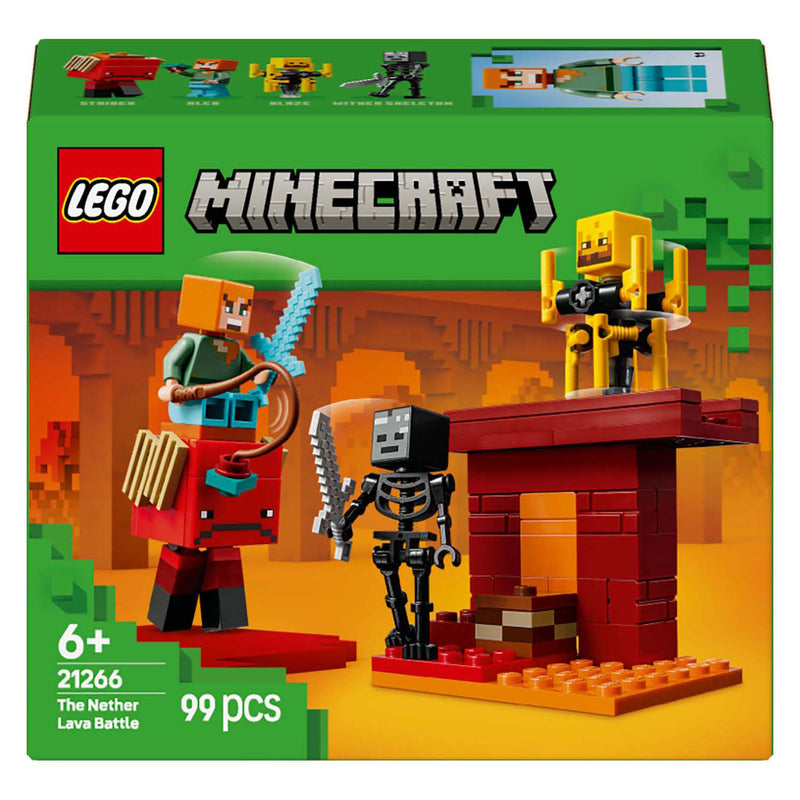 Load image into Gallery viewer, Lego minecraft 21266 de lavastrijd in de nether

