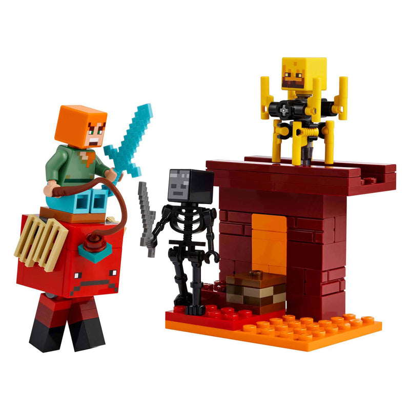 Load image into Gallery viewer, Lego minecraft 21266 de lavastrijd in de nether

