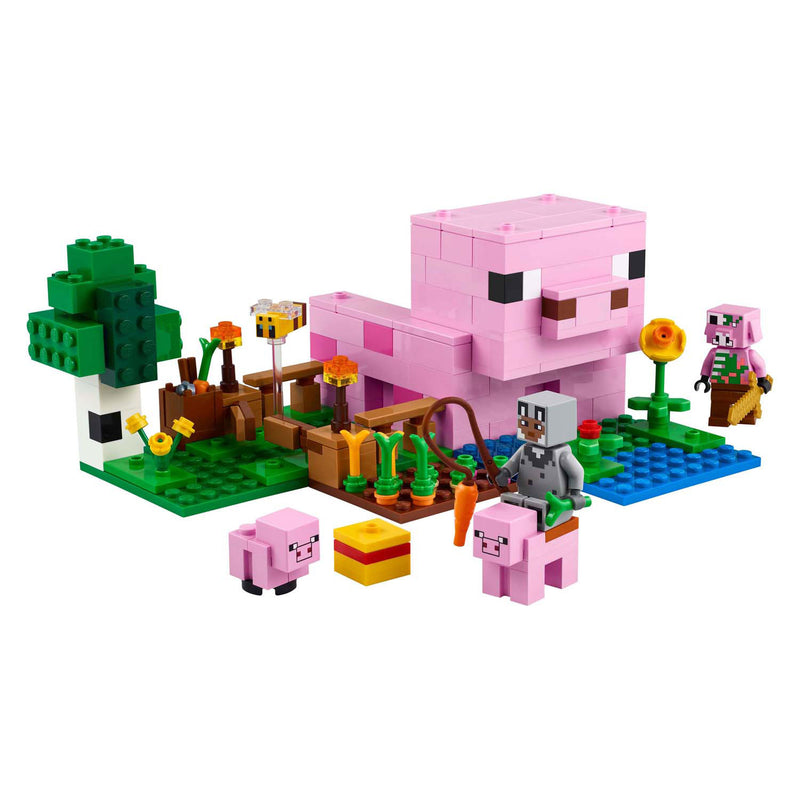 Load image into Gallery viewer, Lego minecraft 21268 het huis van het biggetje
