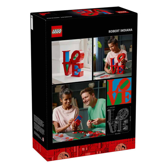 Lego art love woonaccessoire decoratie bouwpakket voor volwassenen, valentijnscadeau - 31214
