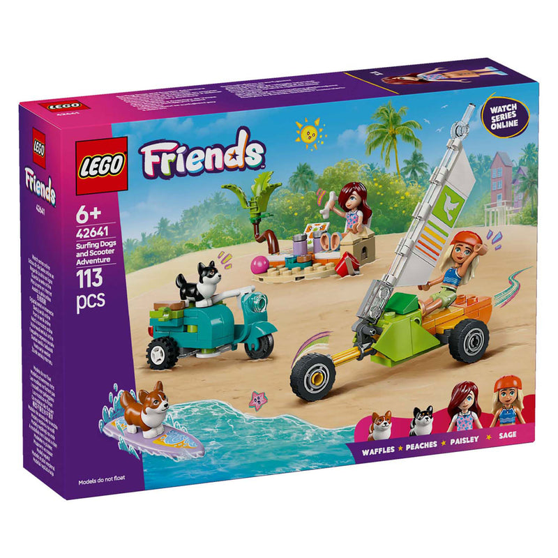 Load image into Gallery viewer, Lego friends 42641 surf- en scooterplezier met de honden
