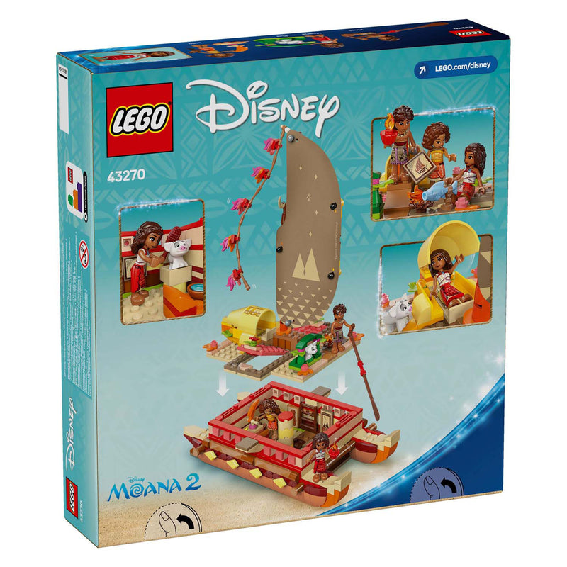 Afbeelding laden in galerijviewer, Lego disney princess 43270 vaiana's avonturenkano
