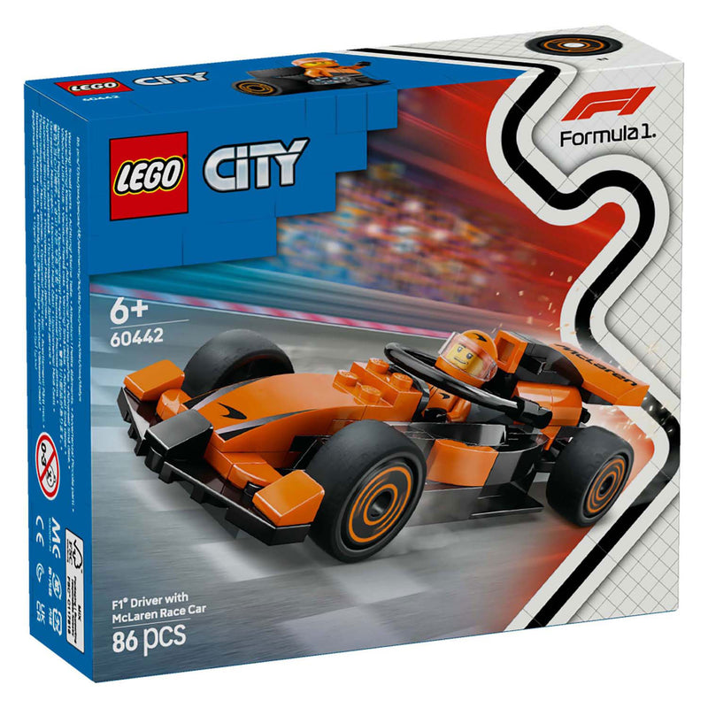Load image into Gallery viewer, Lego city 60442 f1 coureur met mclaren racewagen
