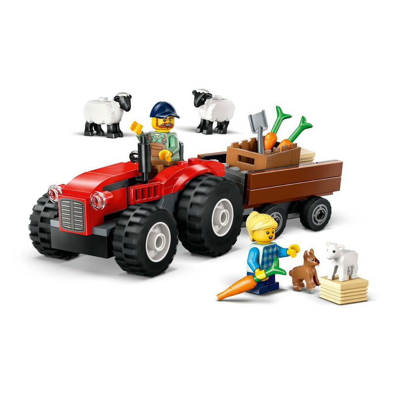 Load image into Gallery viewer, Lego city 60461 rode tractor met aanhanger en schapen
