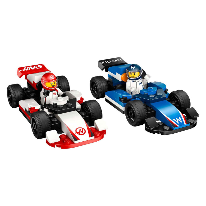 Load image into Gallery viewer, Lego city 60464 f1 williams racing en haas f1 racewagens
