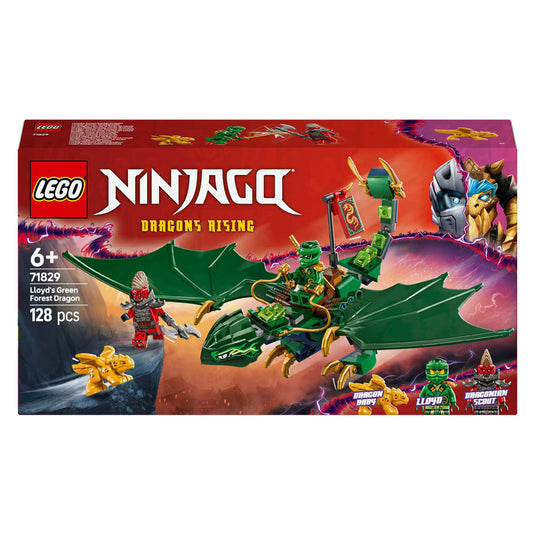 Lego ninjago - lloyds groene bosdraak constructiespeelgoed (71829)