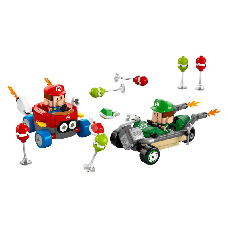 Load image into Gallery viewer, Lego super mario 72034 mario kart baby mario vs. baby luigi

