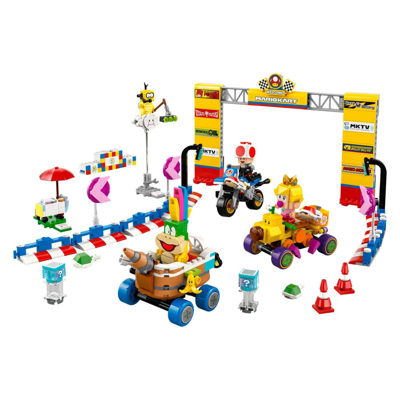 Chargez l'image dans la visionneuse de la galerie, Lego super mario 72036 mario kart baby peach en grand prix set
