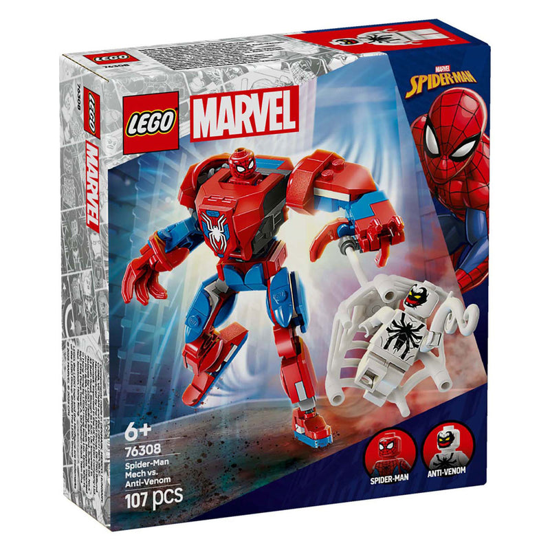 Load image into Gallery viewer, Lego super heroes 76308 spider-man mecha vs. anti-venom
