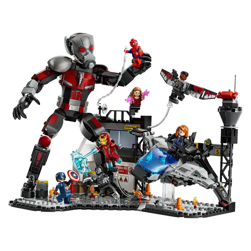 Chargez l'image dans la visionneuse de la galerie, Lego super heroes 76314 captain america civil war actiescene
