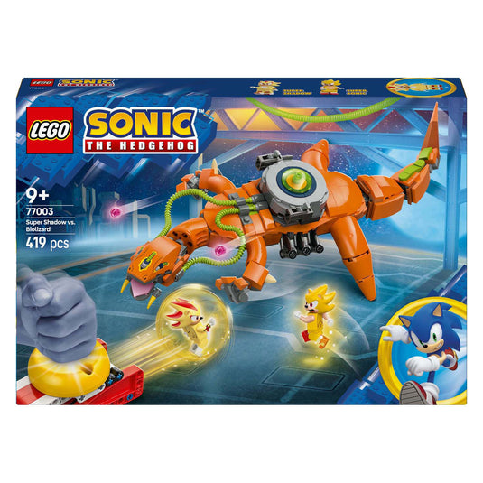 Lego sonic the hedgehog 77003 super shadow vs. biolizard