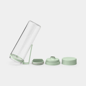 Brabantia make take waterfles met zeef 0,5l jade green