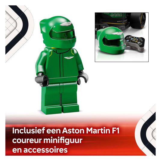 Lego speed champions aston martin aramco f1 amr24 racewagen set - 77245