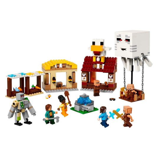 Lego minecraft de ghast-ballon aanval op het dorp - 21273