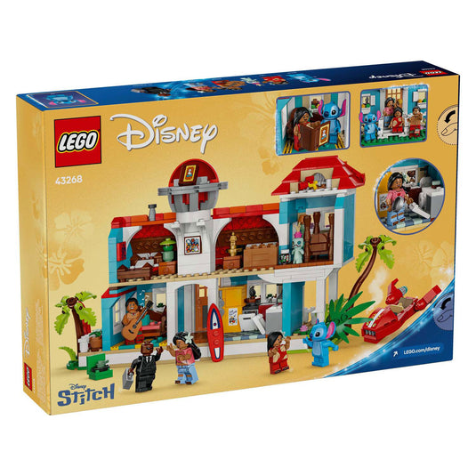 Lego disney - lilo en stitch strandhuis constructiespeelgoed (43262)