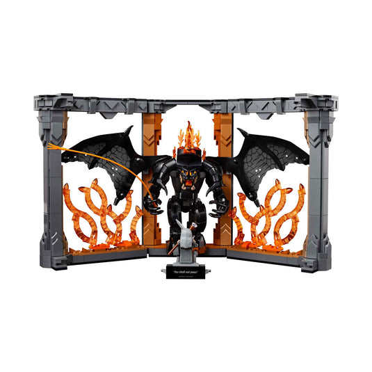 Lego icons boekensteun: the lord of the rings – balrog constructiespeelgoed (10367)