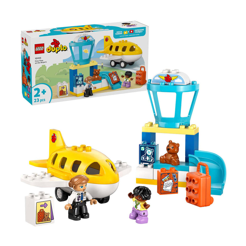 Load image into Gallery viewer, Lego duplo 10443 voor het eerst op het vliegveld
