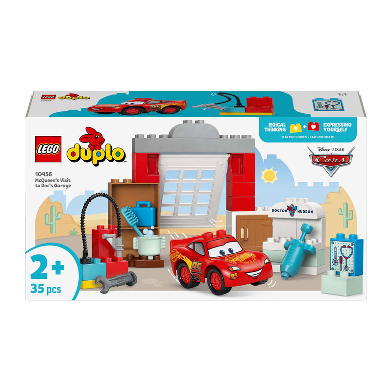 Load image into Gallery viewer, Lego duplo 10456 mcqueens bezoek aan docs garage
