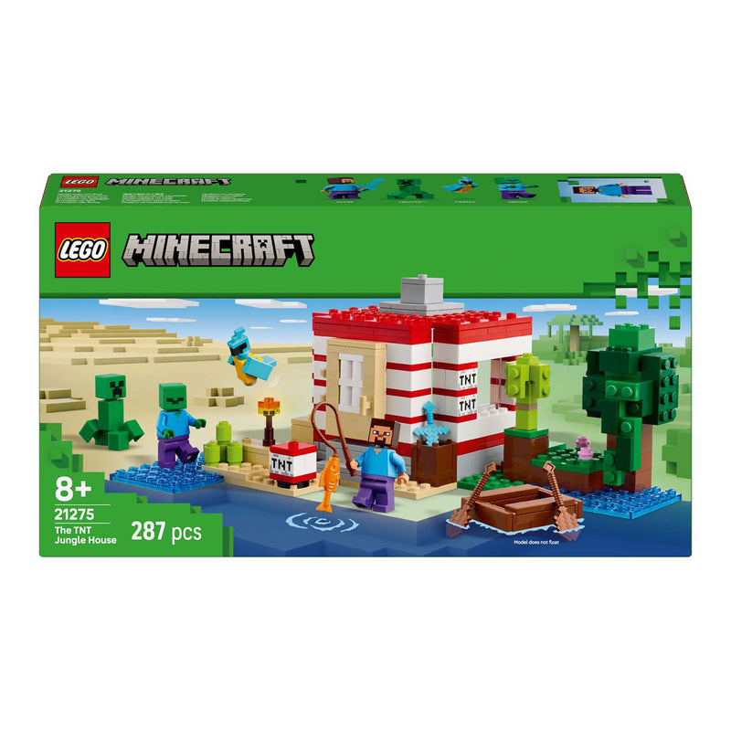 Load image into Gallery viewer, Lego minecraft 21275 het tnt junglehuis
