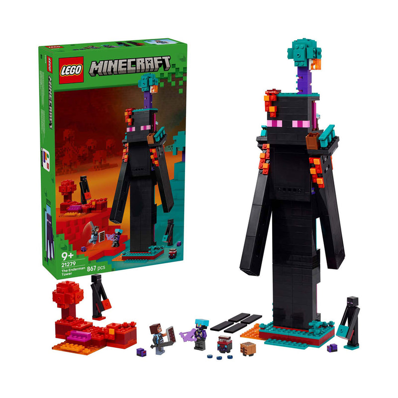 Load image into Gallery viewer, Lego minecraft 21279 de enderman toren
