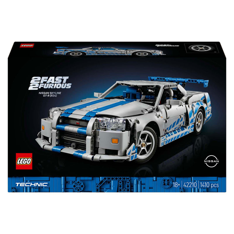 Load image into Gallery viewer, Lego technic 42210 2 fast 2 furious nissan skyline gt-r (r34) auto
