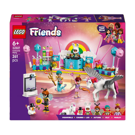 Lego friends 42661 verkleedfeestje met eenhoorn en fee